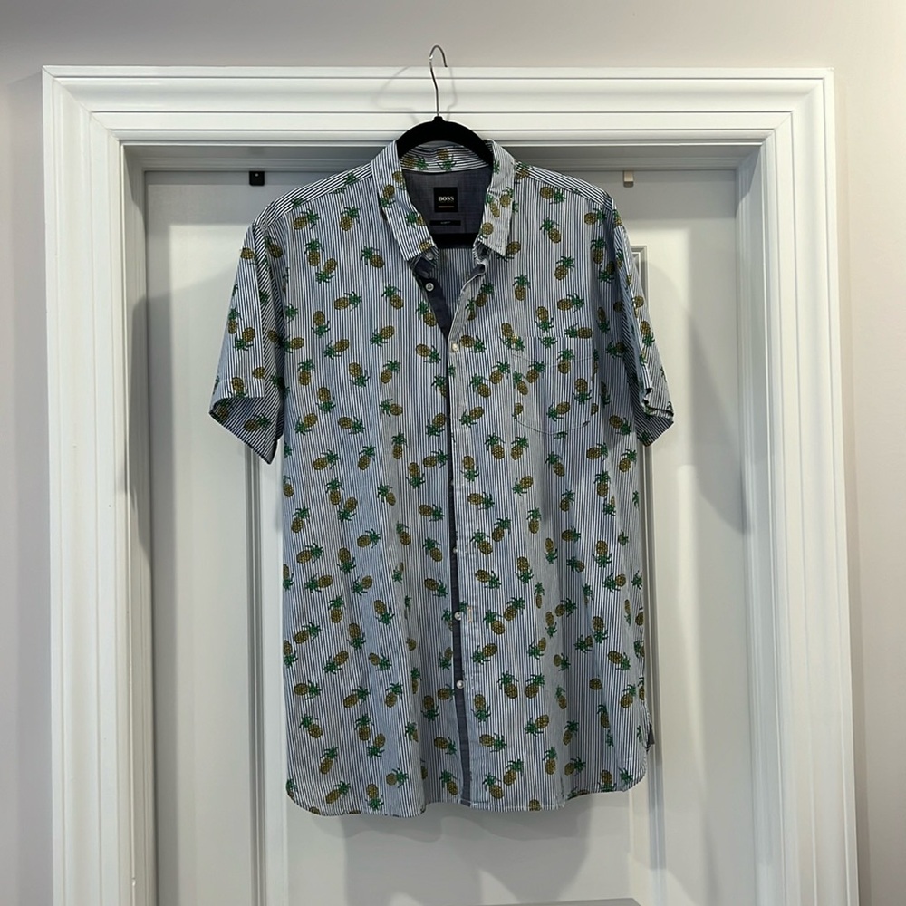Pineapple Hugo boss dress shirt